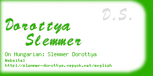 dorottya slemmer business card